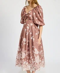 En Saison Women's Monet Midi Dress