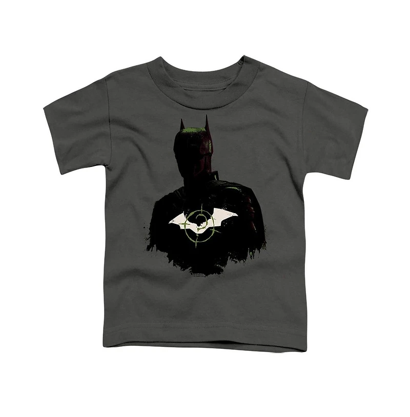 The Batman Baby-Girls Silhouette With Riddler Logo Short Sleeve Toddler Tee / T-Shirt
