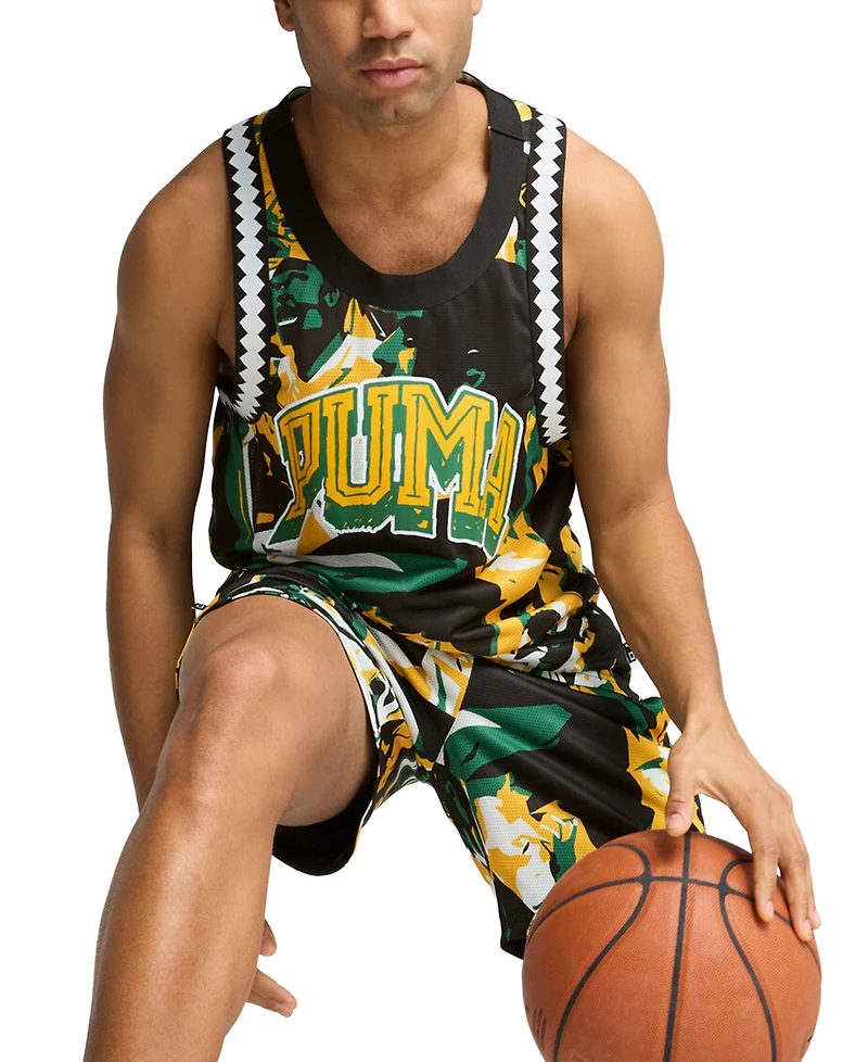 Puma Men's Rival Rage Regular-Fit Mesh Graphic Tank