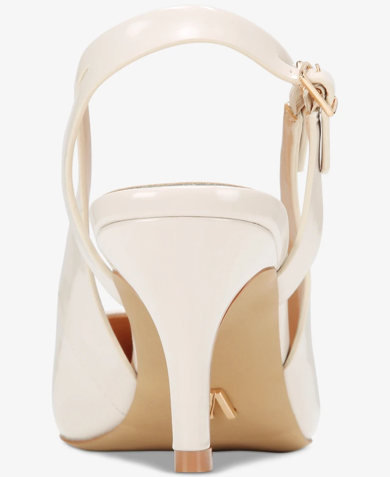 Vaila Shoes Women's Clover Slingback Pumps - Extended Sizes 9-14