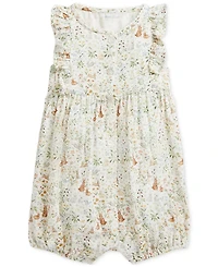 Polo Ralph Lauren x Riley Sheehey Baby Girls Cotton Romper