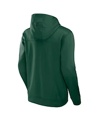 Fanatics Men's Hunter Green Milwaukee Bucks Reserve Defender Pullover Hoodie