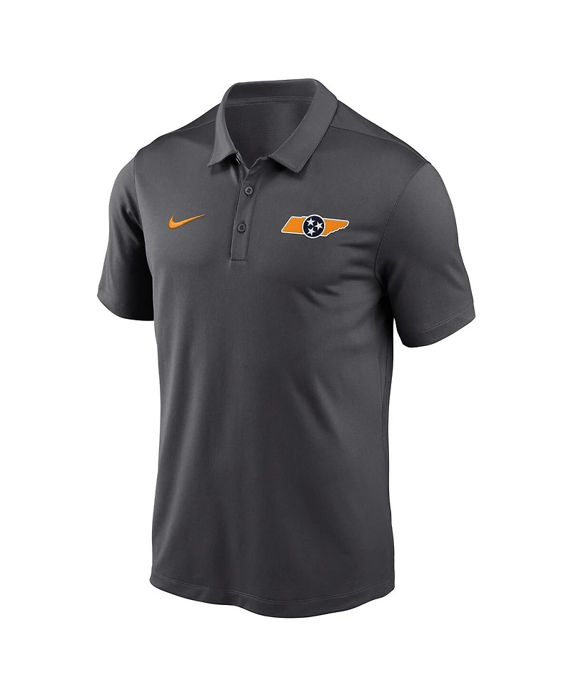 Nike Men's Anthracite Tennessee Volunteers Franchise Polo