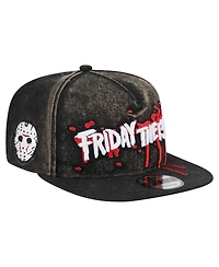New Era Men's Black Friday the 13th 9FIFTY Snapback Hat