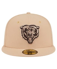 New Era Men's Tan Chicago Bears Candied Pecan 59FIFTY Fitted Hat