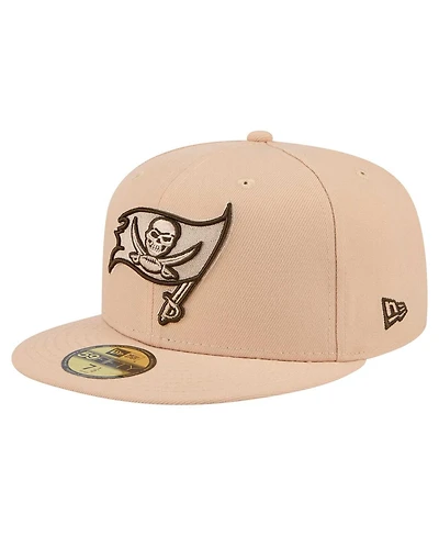 New Era Men's Tan Tampa Bay Buccaneers Candied Pecan 59FIFTY Fitted Hat