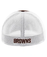 '47 Brand Men's Brown/White Cleveland Browns Thrash Trophy Flex Hat