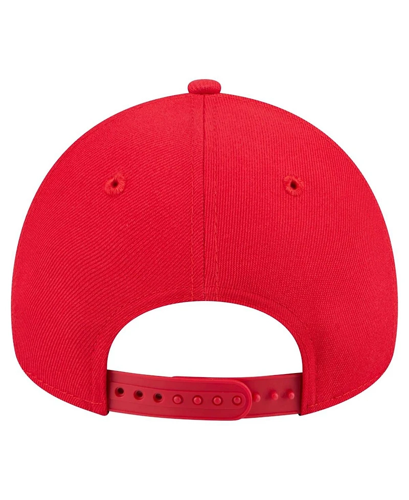 New Era Men's Red Kansas City Chiefs A-Frame 9FORTY Adjustable Hat