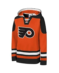 Outerstuff Big Boys and Girls Orange Philadelphia Flyers Must Have Home V-Neck Pullover Hoodie