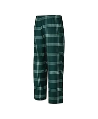 Concepts Sport Men's Hunter Green/Gray Milwaukee Bucks Petition Long Sleeve T-Shirt and Plaid Pant Set