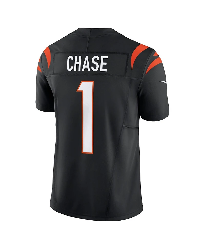Nike Men's Ja'Marr Chase Black Cincinnati Bengals Vapor F.u.s.e. Limited Jersey