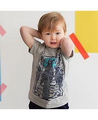 Mightly Toddler Girls Fair Trade Organic Cotton Graphic Short Sleeve T-Shirt 2-pack