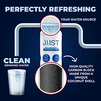 Mist DA97-17376B Samsung Water Filter Replacement for Samsung Water Filter DA97-17376B, Haf-qin Refrigerator Water Filter, Haf-qin/Exp, DA97-08006C, R