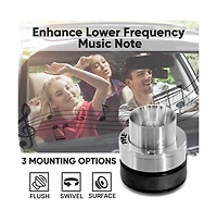 Pyle Titanium Dome Tweeter, 1.0'' Voice Coil, 100W Max, 4-Ohm, Aluminum Housing