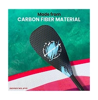SereneLife Adjustable 3-Piece Sup Paddle with Carry Bag