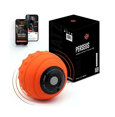 Squatz Wireless Vibrating Massage Ball, Deep Tissue Therapy
