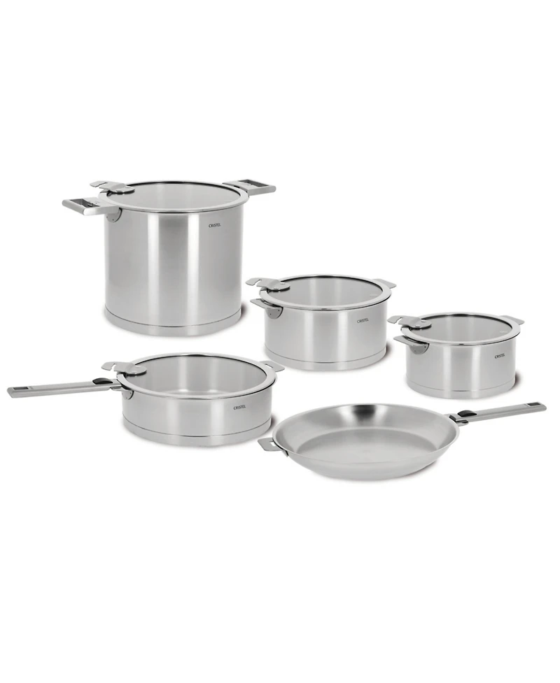 Strate -Piece Stainless Steel Cookware Set