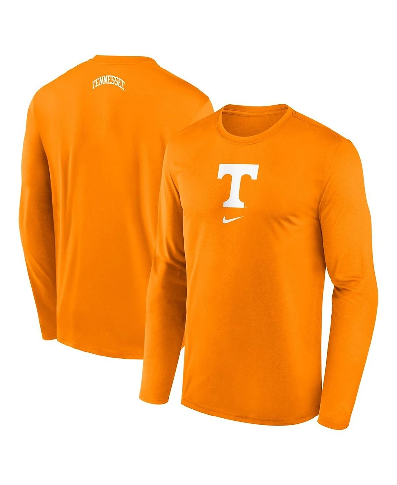 Nike Men's Tennessee Orange Tennessee Volunteers On-Court Basketball Shootaround Performance Long Sleeve T-Shirt
