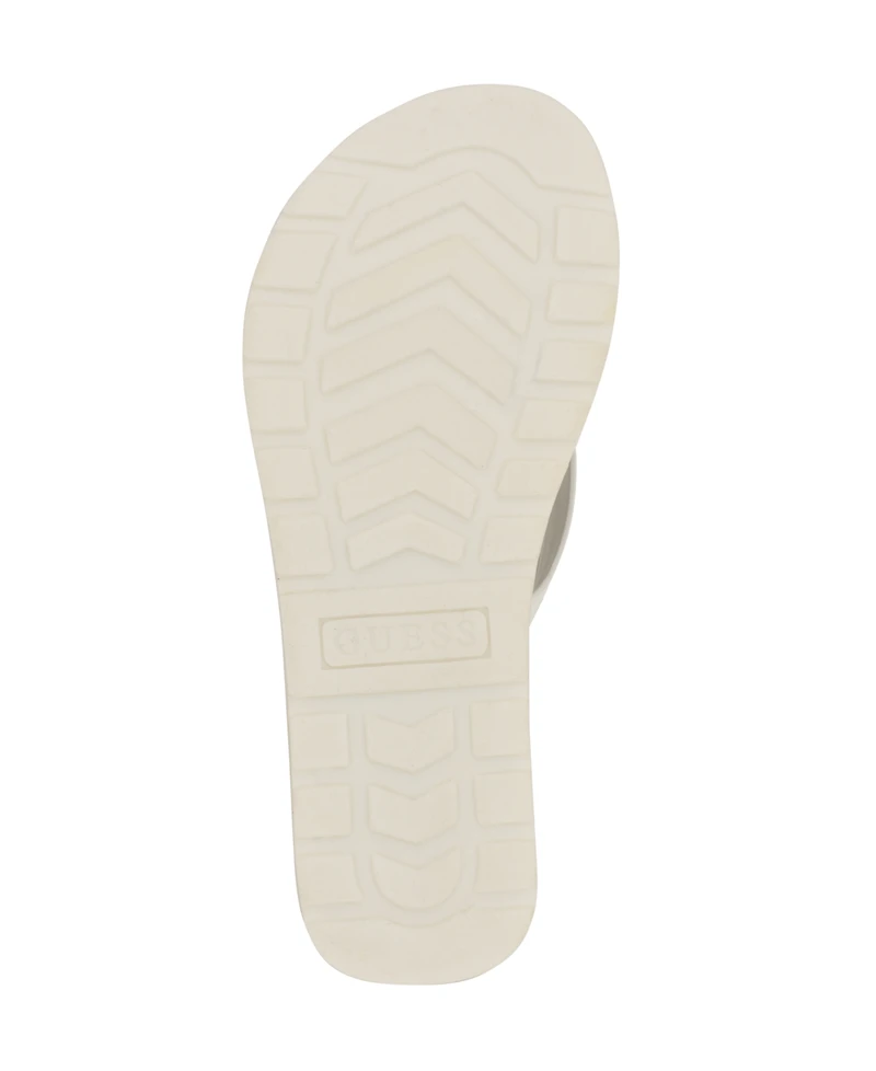 Guess Women's Candry Triangle Logo Eva Thong Flip Flop Sandals
