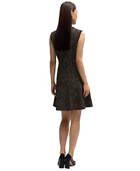 Boss by Hugo Women's Boucle Tape-Trim Dress