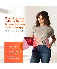 LifePro Red Light Therapy Belt - Near Infrared & Red Light Therapy for Muscle Relaxation, Inflammation & Circulation
