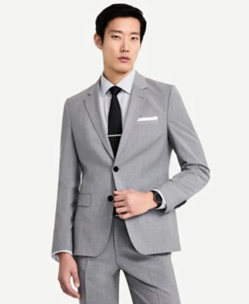 Hugo By Hugo Boss Mens Modern Fit Wool Blend Suit Separate