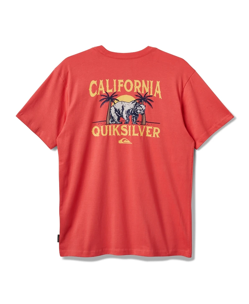 Quiksilver Men's California Bear Set Short Sleeve T-Shirt