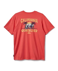 Quiksilver Men's California Bear Set Short Sleeve T-Shirt