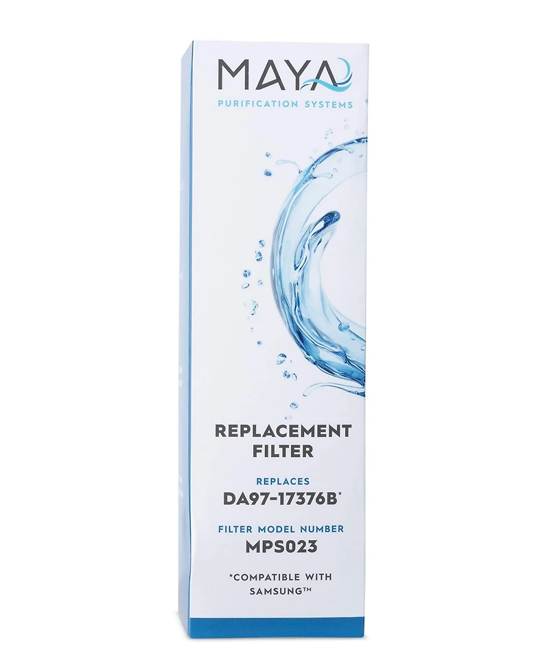 Maya DA97-17376B Water Filter Replacement, Compatible with: Samsung Haf-qin, RF23M8070SR, Haf-qin/Exp, DA97-08006C, 2 Pack