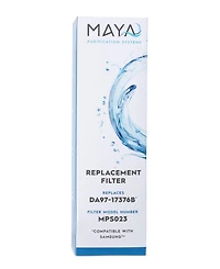 Maya DA97-17376B Water Filter Replacement, Compatible with: Samsung Haf-qin, RF23M8070SR, Haf-qin/Exp, DA97-08006C, 2 Pack