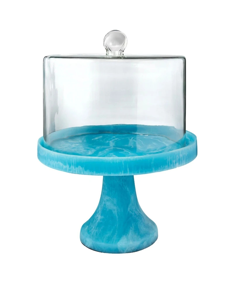 Godinger Lucente Resin Matte Cake Dome