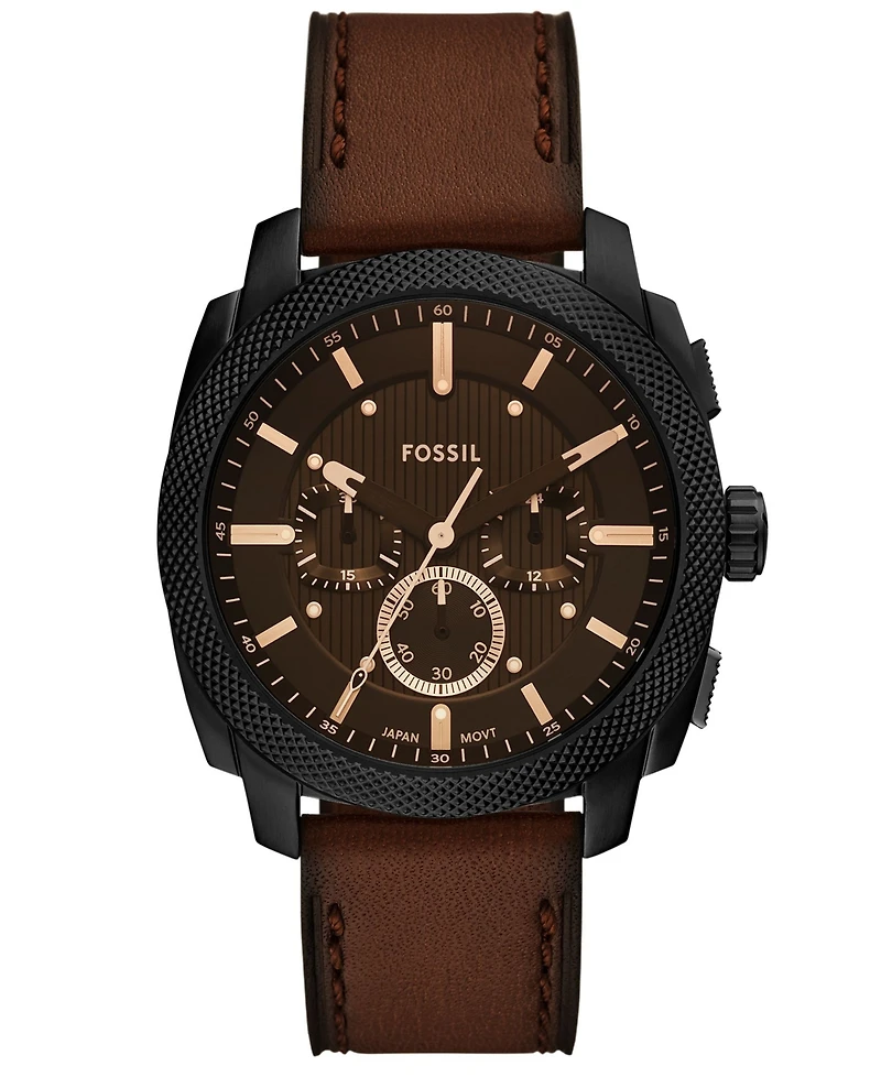 Fossil Men's Machine Chronograph Black Stainless-Steel Watch