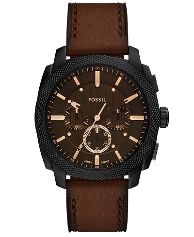 Fossil Men's Machine Chronograph Black Stainless-Steel Watch