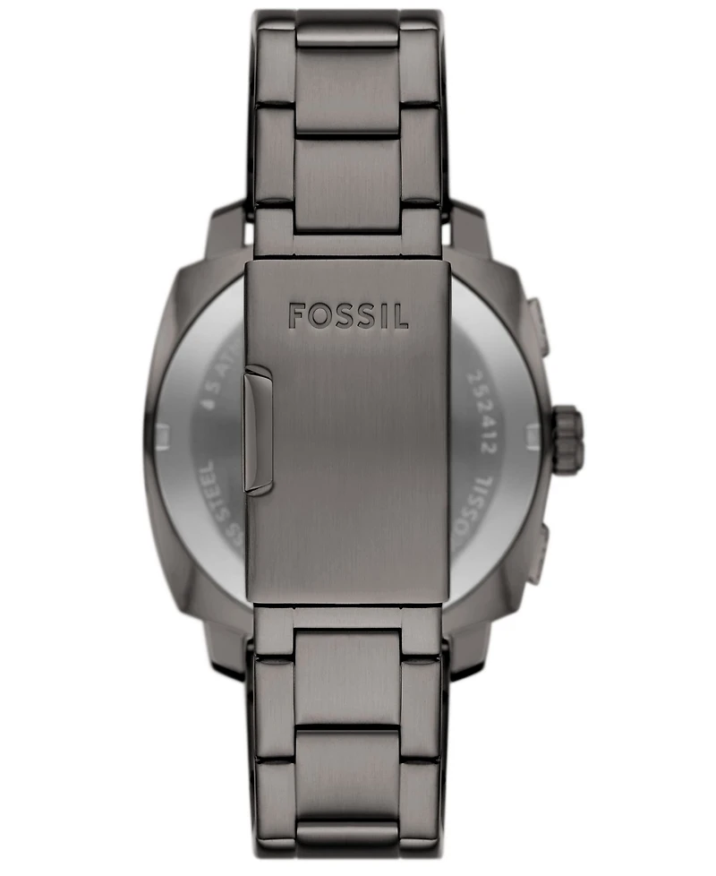Fossil Men's Machine Chronograph Gunmetal Stainless-Steel Watch, 44mm