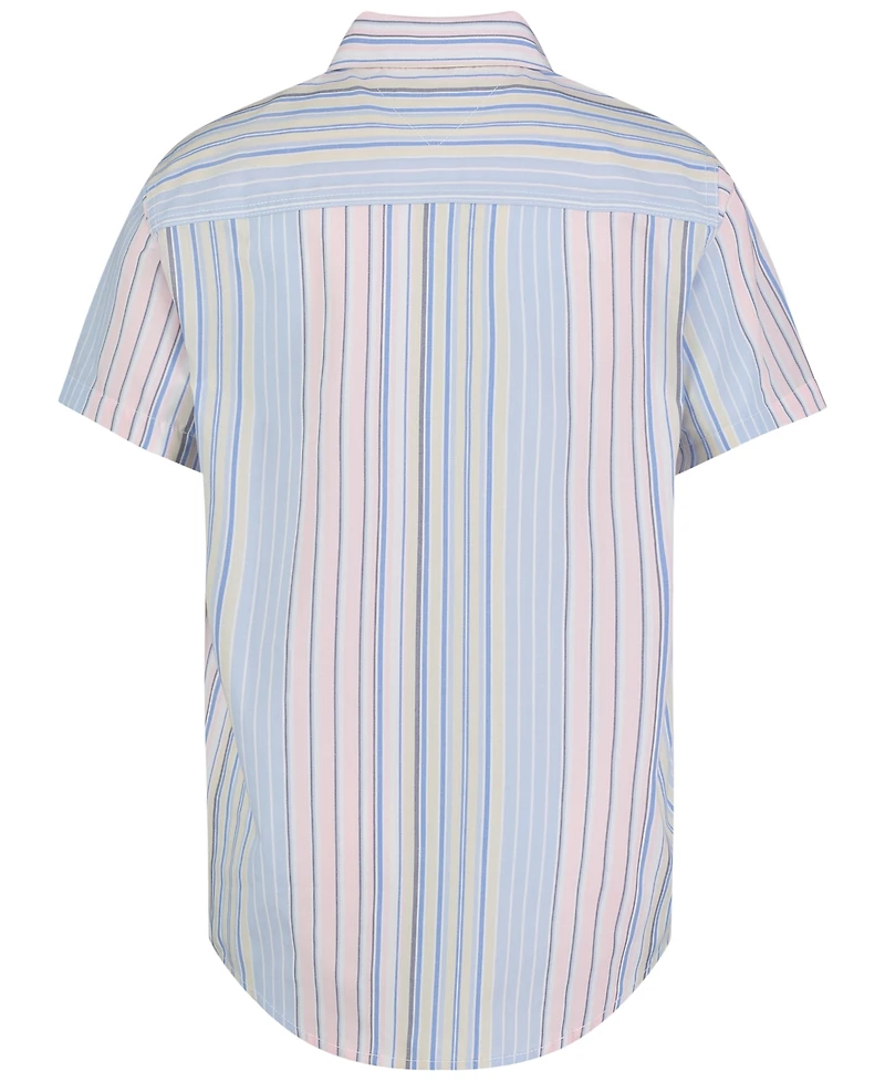 Tommy Hilfiger Toddler and Little Boys Variegated Stripe Shirt