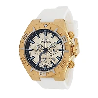 Invicta Men's 37636 Aviator Quartz Chronograph Gold Dial Watch
