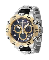 Invicta Men's 47217 Reserve Quartz Chronograph Black, Gold Dial Watch