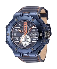 Invicta Men's 47382 Racing Quartz Multifunction Orange, Silver, Blue Dial Watch
