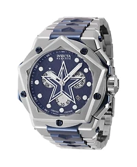 Invicta Men's 44493 Nfl Dallas Cowboys Quartz Multifunction Navy Blue Dial Watch