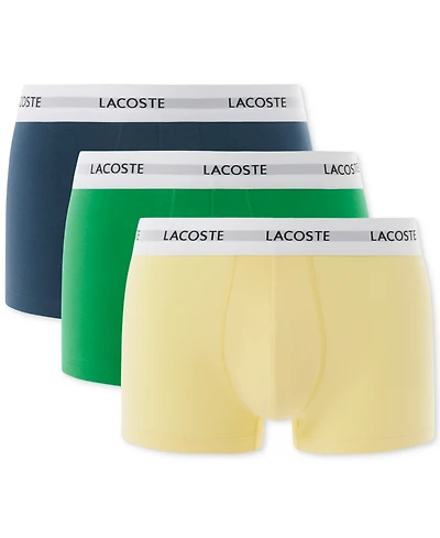 Lacoste Men's Stretch 3" 3-pack Trunks