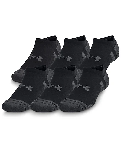 Under Armour Unisex Performance Tech No Show Socks - 6-pack