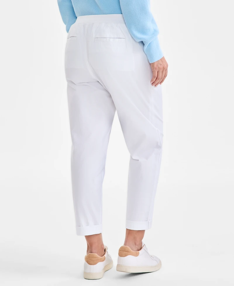 Style & Co Women's Pull On Cuffed Pants, Regular Petite, Created for Macy's
