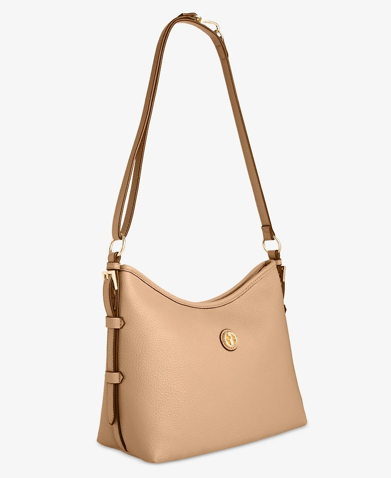 Giani Bernini Pebble Soft Medium Shoulder Bag, Exclusively at Macy's