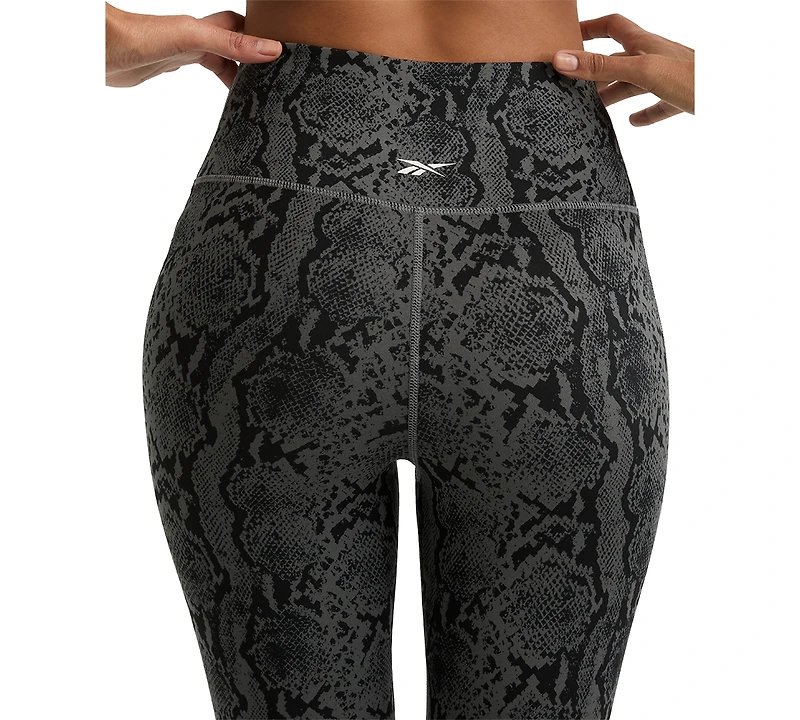 Reebok Women's Id Train Snake-Print Leggings