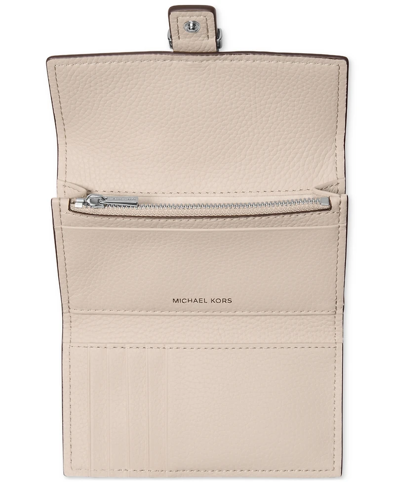 Michael Michael Kors Nolita Medium Flap Trifold Leather Wallet