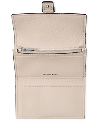 Michael Michael Kors Nolita Medium Flap Trifold Leather Wallet