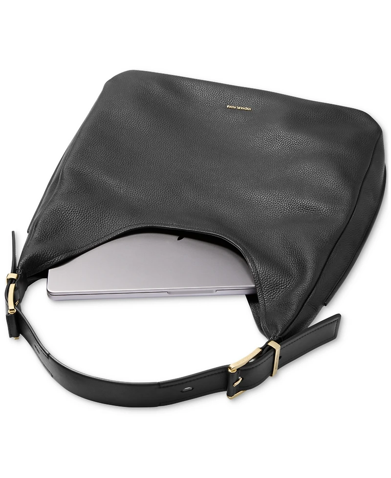 Michael Kors Nolita Large Leather Hobo Shoulder Bag