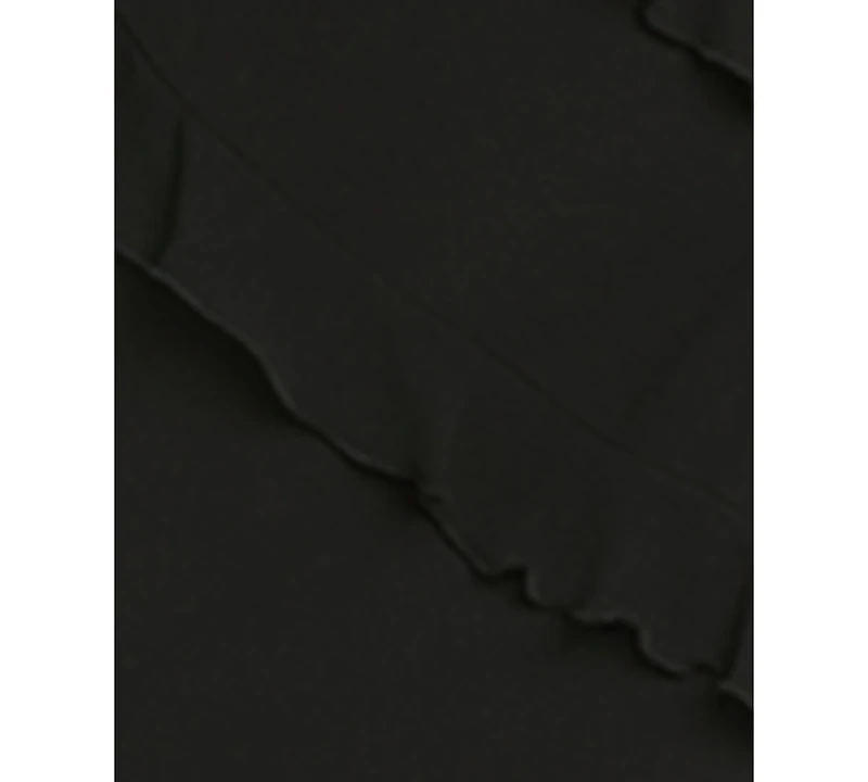 Morgan & Company Juniors' Tiered Ruffled Chiffon Gown