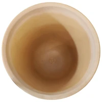 Walter 15.5" Double-Walled Polyresin Outdoor Planter - Fade-Resistant Antique White Finish - Set of 2