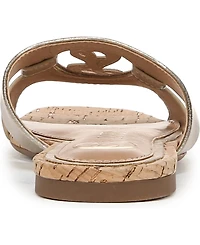 Sam and Libby Women's Lana Slip On Slide Flat Sandals